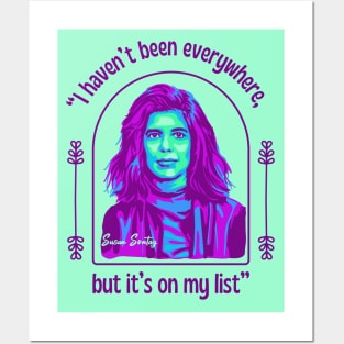 Susan Sontag Portrait and Quote Posters and Art